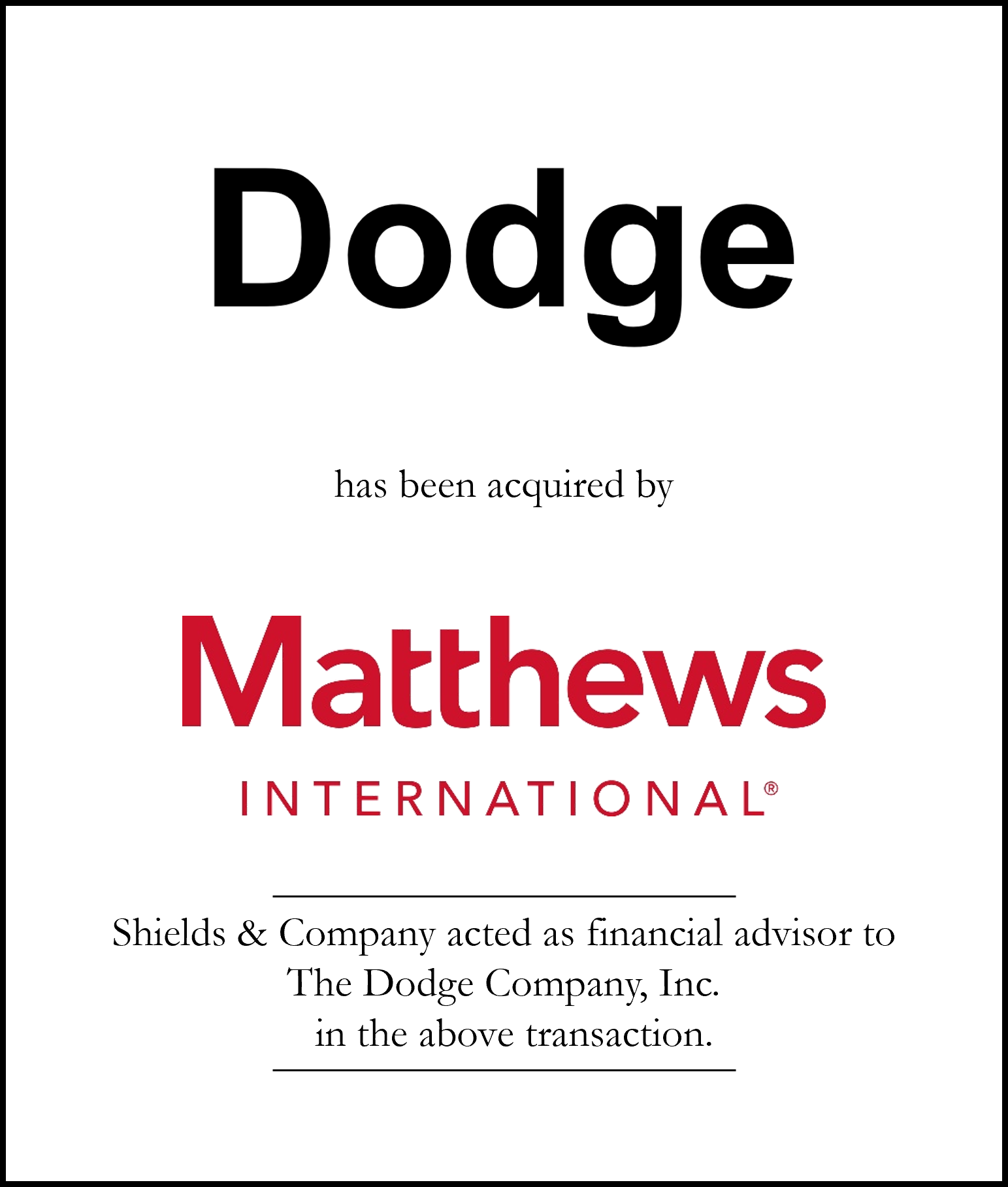 Dodge Company Tombstone