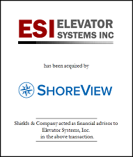 Elevator Systems, Inc.. ESI Tombstone