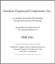 American Engineered Components. 