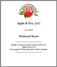 Apple & Eve. apple-eve-preferred-stock.jpg