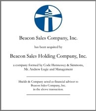 Beacon Sales Holding Company, Inc.. 