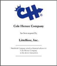 Cole Hersee Company. 