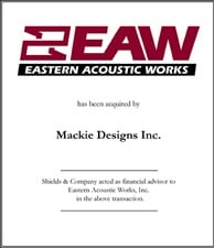 Eastern Acoustic Works, Inc.. 