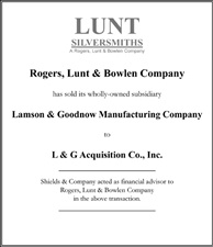 Rogers, Lunt & Bowlen Company. 